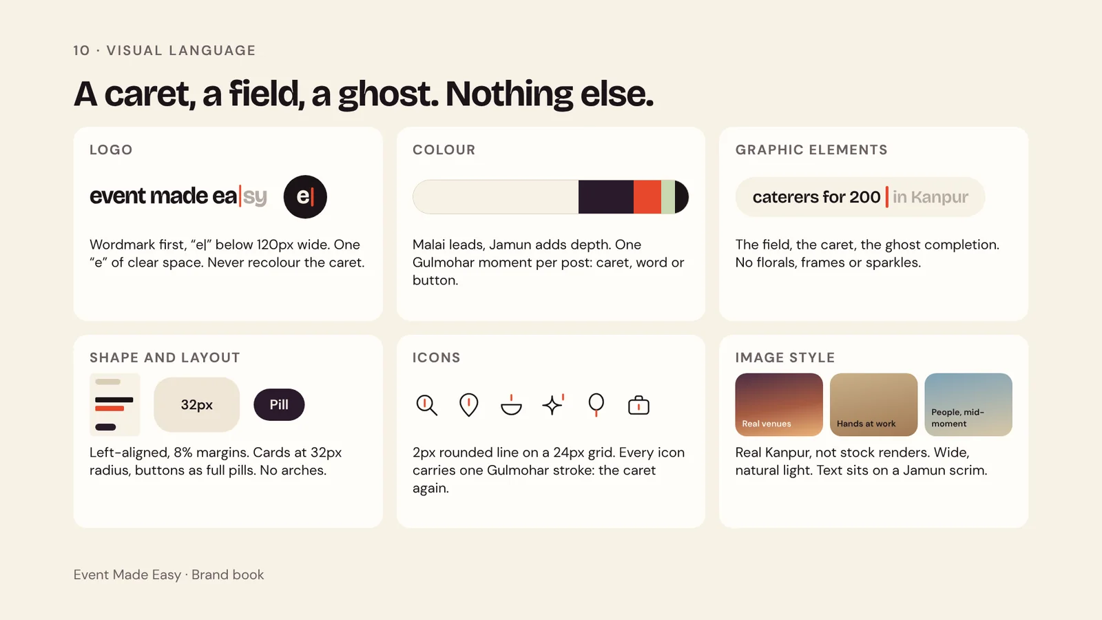 Event Made Easy: visual language