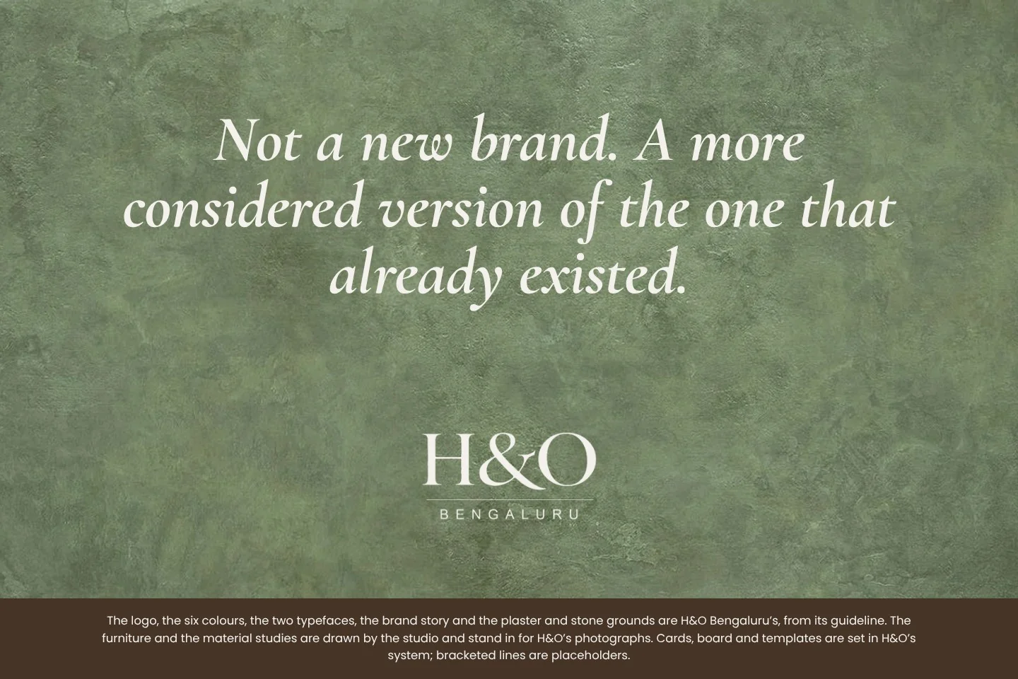Closing: a page of the brand book