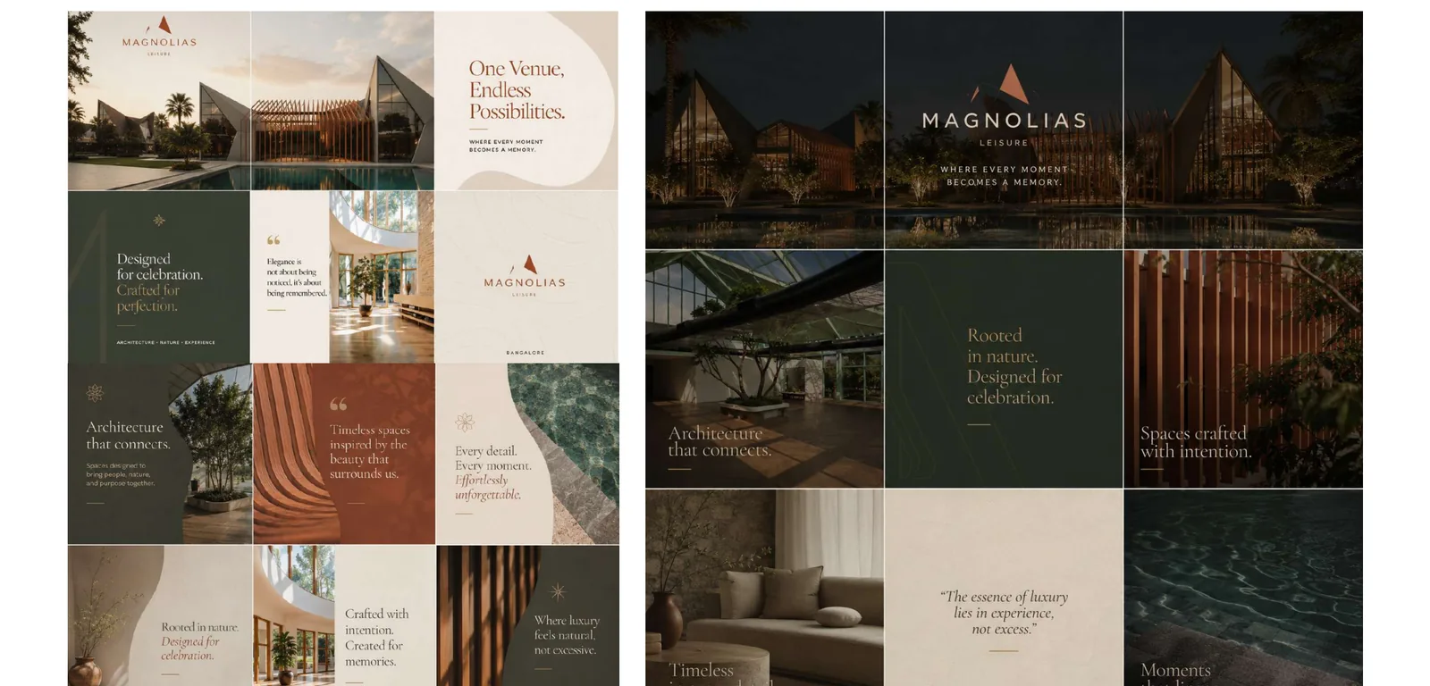 A second Instagram grid, planned for when events begin