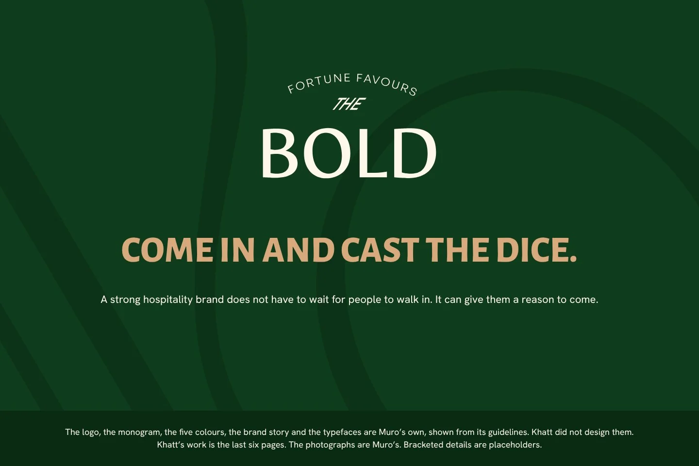 Closing: a page of the brand book