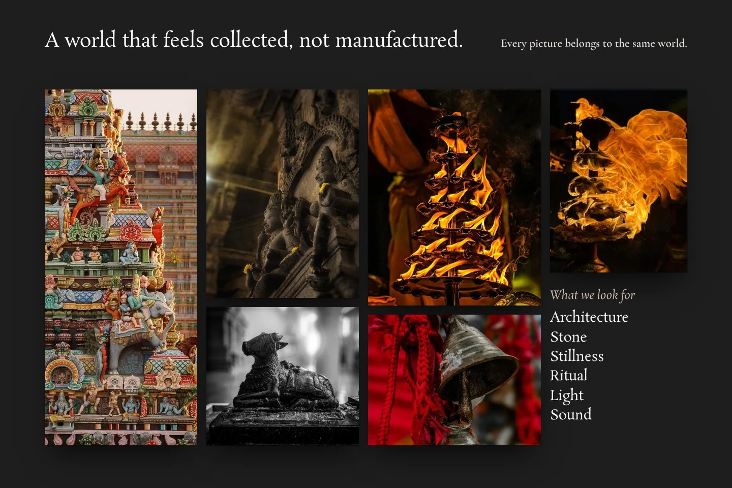Pictures: a page of the brand book